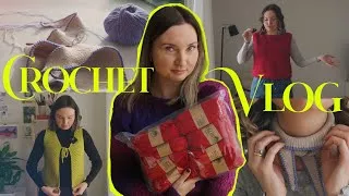 Thumbnail: Making Three Little Things as a Crochet Beginner | A Cozy Cinematic Crochet Vlog