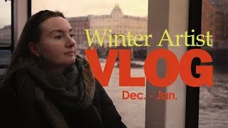 Thumbnail: New Years Winter Art Vlog: Travel, Coffee, and Creative Inspiration 🌷⭐