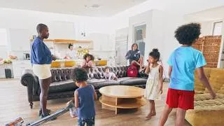 Thumbnail: SUNDAY RESET ROUTINE w/ 9 kids super messy, deep cleaning, NO COMPLAINING