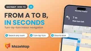 Thumbnail: Turn-by-Turn Navigation with MazeMap