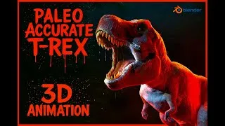 Thumbnail: JURASSIC PARK | PALEO ACCURATE T-REX | BLENDER SHORT ANIMATION