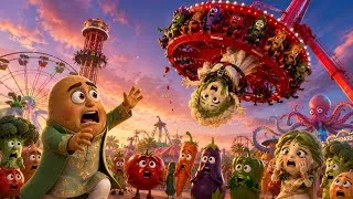 Thumbnail: Khatarnak Discovery Ride 🎢 | Alu Gobhi Ki Mazydaar Kahani | 3D Vegetable Animation | Urdu Story