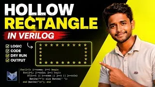 Thumbnail: Hollow Rectangle Pattern Using Verilog | Trick Explained Day 28