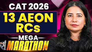 Thumbnail: Aeon Essays for CAT 2026 | 9 Hours Complete RC & VARC Preparation | RC for CAT VARC | CAT RC