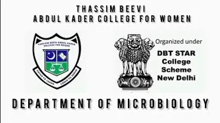 Thumbnail: Admission 2025-26 Dept of Microbiology #dbtstar @thassimbeeviabdulkadercoll9350 @MBBT-TBAKCW
