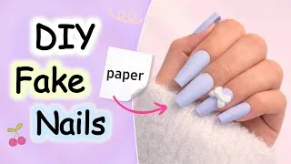 Thumbnail: How To Make Fake NAILS at Home with Paper  | DIY Fake Nails