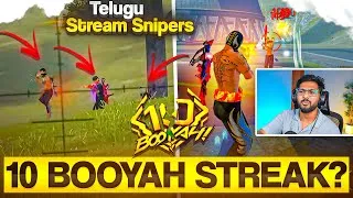 Thumbnail: Telugu Stream Snipers Tried To Break Our 10 Streaks Booyah Challenge.!! 😎🔥 - FreeFire Telugu