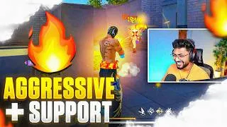 Thumbnail: BEST SUPPORTER MUNNA BHAI AGREESIVE GAMEPLAY 🔥 - Free Fire Telugu - MBG ARMY