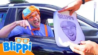 Thumbnail: Blippi's Day as a Policeman! 👮🚔 It's Storytime: Blippi