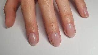 Thumbnail: Natural Builder Gel Nails | No Tips, No Acrylics 💅 (Short + Nude Look!) -Perfect Everyday Look!