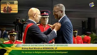Thumbnail: Bishop Ruel Robinson Receives National Award | Order of Distinction,Officer Class | October 21, 2024