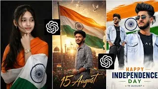 Thumbnail: Independence day 2026 photo editing prompts | 15 August photo editing | 15 August photo prompt