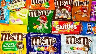 Thumbnail: Satisfying Video | Opening A Lot of Packs with Vibrant M&M'S & Skittles Candy ASMR | Yummy Unpacking