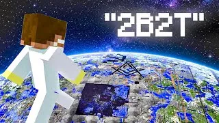 Thumbnail: I Traveled at Light Speed to Escape The Matrix of 2b2t Server in Minecraft...