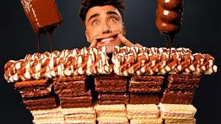 Thumbnail: ASMR Giant Nutella Chocolate Marshmallow Bars 초콜릿 디저트먹방 Mukbang Eating Challenge