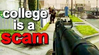 Thumbnail: College is a SCAM   gen Z is waking up.