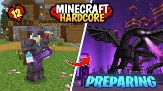Thumbnail: My preparation for the Ender Dragon fight🔥 | Minecraft Hardcore series EP-12