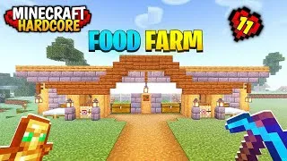 Thumbnail: I Made A 'Automatic' Food Farm 🔥| Minecraft Pe Hardcore series EP-11(Hindi)