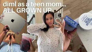 Thumbnail: Day in my life as a teen mom x 3 + productive school morning & night routine + dollar tree dupes
