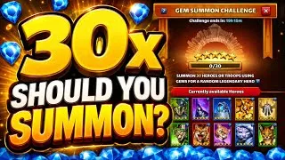 Thumbnail: Insane 30x Gem Summon Challenge! Who's Featured, where to pull & how to top up on the cheap?.💎🤔 