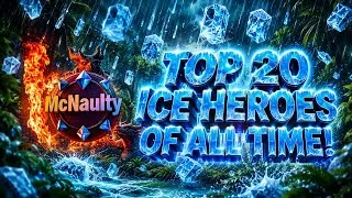 Thumbnail: Top 20 Ice Heroes of All Time in Empires & Puzzles! Legendary Edition - Warning ⚠️ This one's Mega🍻 