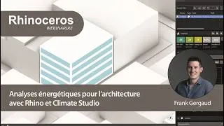Thumbnail: Rhino Webinaire: Analyses énergétiques pour l’architecture avec Rhino et Climate Studio