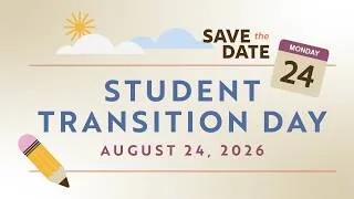 Thumbnail: Save the Date - 2026 Transition Day!