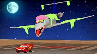 Thumbnail: MCQUEEN 🆚PRIVATE JET ZOMBIE | Beamng Drive