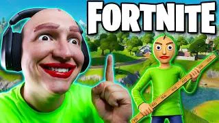 Thumbnail: Baldi Plays Fortnite