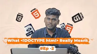 Thumbnail: !DOCTYPE html — What It Really Does in HTML5 | HTML Series Ep 2 #tutorial #html #viral #html5 #tamil