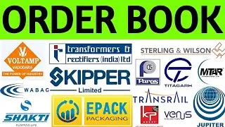 Thumbnail: Best "50" Small Cap Stocks With Strong Order Book  | Small Cap Order Book | Order Book | Small Cap 