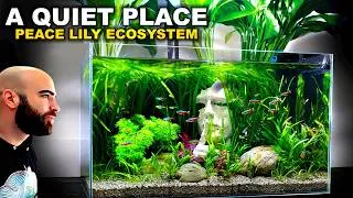 Thumbnail: "A Quiet Place" PEACE LILY ECOSYSTEM AQUARIUM **I’m Speechless**