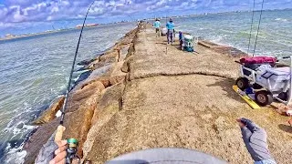 Thumbnail: Surfside Jetty 9 June 2026 the Speckled Trout bite is good right now (S9 E33)
