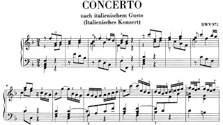 Thumbnail: Johann Sebastian Bach - Concerto nach italiaenischen Gusto, BWV 971 (1733-1735) [Score-Video]