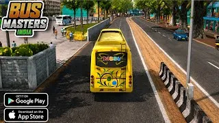 Thumbnail: BUS MASTERS INDIA GAMEPLAY 😍 Realistic Bus Driving Game for Android 🔥 Ultra Graphics