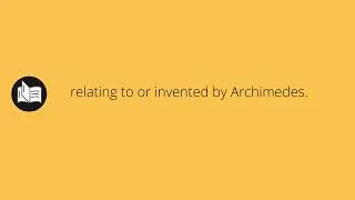 Thumbnail: archimedean