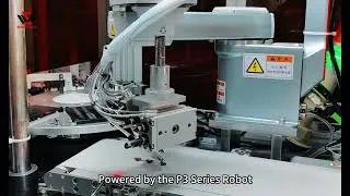 Thumbnail: P3 Series SCARA Industrial Robot for Metal Hardware Manufacturing: AI Picking & Tray Placement