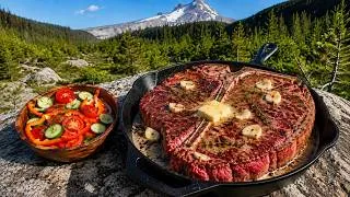Thumbnail: Mountain Steak in a Cast Iron Skillet | Summer Salad & Outdoor Cooking