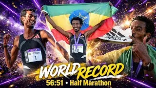 Thumbnail: Yomif Kejelcha Has Done It Again! 🤯 World Record at the Buenos Aires Half Marathon 2026
