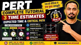Thumbnail: PERT Complete Tutorial | 3 Time Estimates, Expected Time & Critical Path | Er. Sumit Malik 