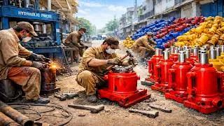 Thumbnail: Highly Impossible || Severely Damaged Hydraulic Jack Repaired by Hand
