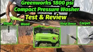 Thumbnail: Greenworks Pressure Washer Review - 1800 PSI Best Home Pressure Washer from Lowe's 
