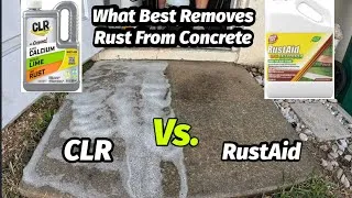 Thumbnail: Removing Rust From Concrete. RustAid vs CLR