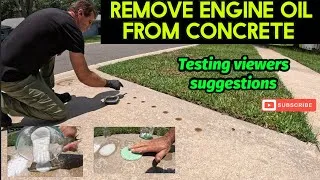 Thumbnail: Best Ways To Clean Oil Stains From Concrete.  