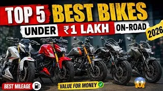 Thumbnail: Best bikes under 1 lakh 2026 | best mileage bike in india 2026 under 1 lakh | 2026
