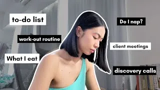 Thumbnail: Realistic Day in my Life as a Freelancer/Agency Owner + what I eat in a day :)