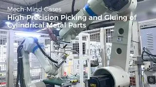 Thumbnail: Embodied AI "Eye-Brain-Hand": High-Precision Picking and Gluing of Cylindrical Metal Parts