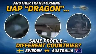Thumbnail: Caught on Camera: Another Shape-Shifting UAP “Dragon”? Same Form in Sweden & Australia | UAP/UFO 🛸🚁👀