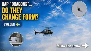 Thumbnail: Caught on Camera | Sweden 🇸🇪 Short 1: Shape-Changing UAP “Dragon”? 🛸🚁👀