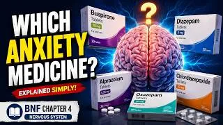 Thumbnail: Anxiety Medications Explained | Buspirone, Diazepam & Benzodiazepines | Pharmacology